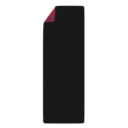 Printed Yoga Mats With Meditation Queen Design - 24x68
