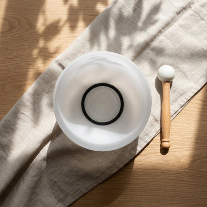 Quartz Crystal Bowl For Healing And Sound Therapy