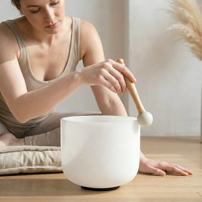 Quartz Crystal Bowl For Healing And Sound Therapy