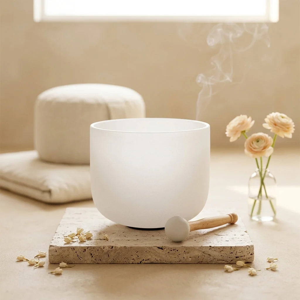 Quartz Crystal Bowl For Healing And Sound Therapy