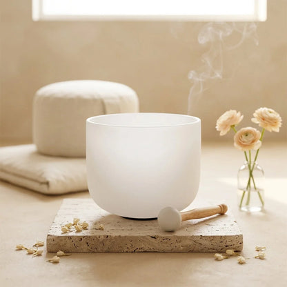 Quartz Crystal Bowl For Healing And Sound Therapy