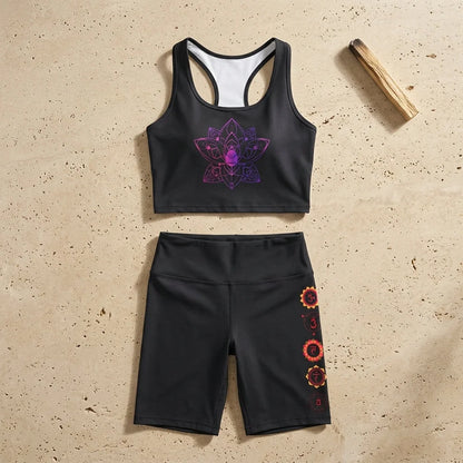 Radiant Lotus Yoga Workout Set For Women