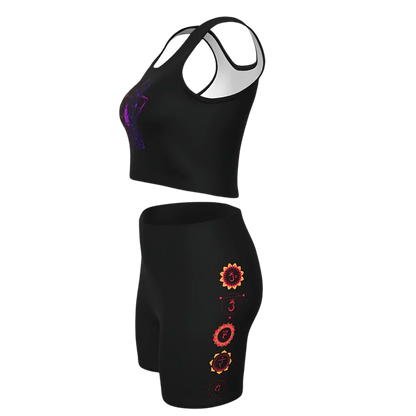 Radiant Lotus Yoga Workout Set For Women
