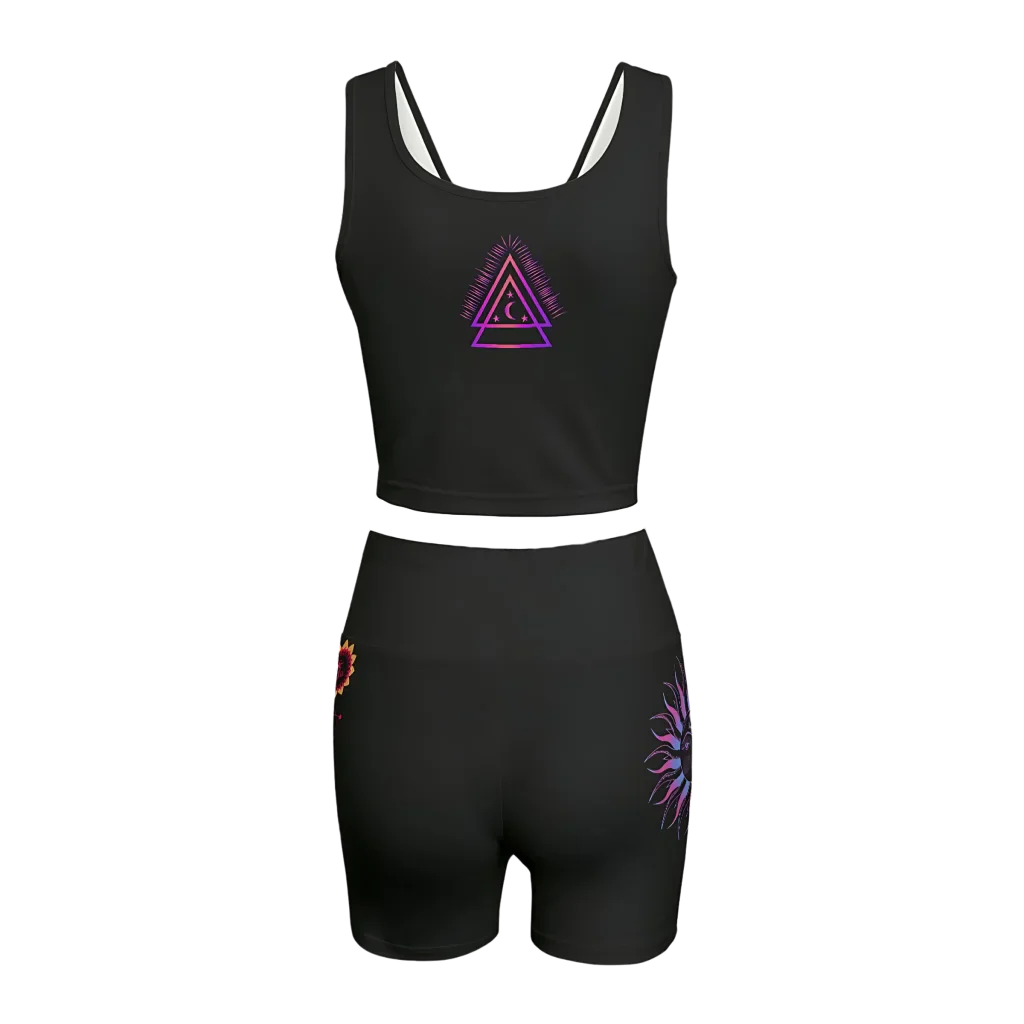Radiant Lotus Yoga Workout Set For Women