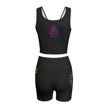 Radiant Lotus Yoga Workout Set For Women