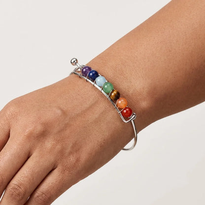 Radiation Shield Chakra Bead Bracelets