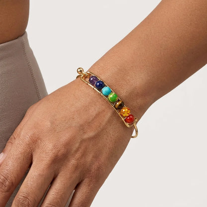 Radiation Shield Chakra Bead Bracelets