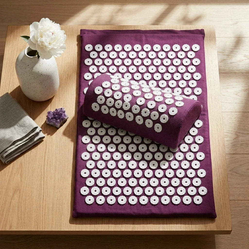 Relaxation Mat With Spikes For Neck And Back Relief