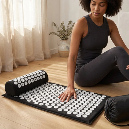 Relaxation Mat With Spikes For Neck And Back Relief
