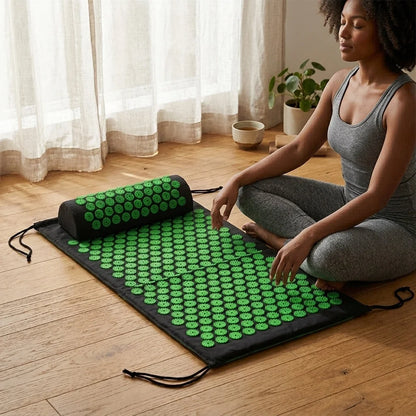 Relaxation Mat With Spikes For Neck And Back Relief