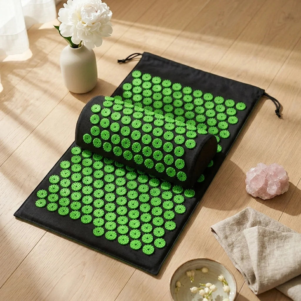 Relaxation Mat With Spikes For Neck And Back Relief