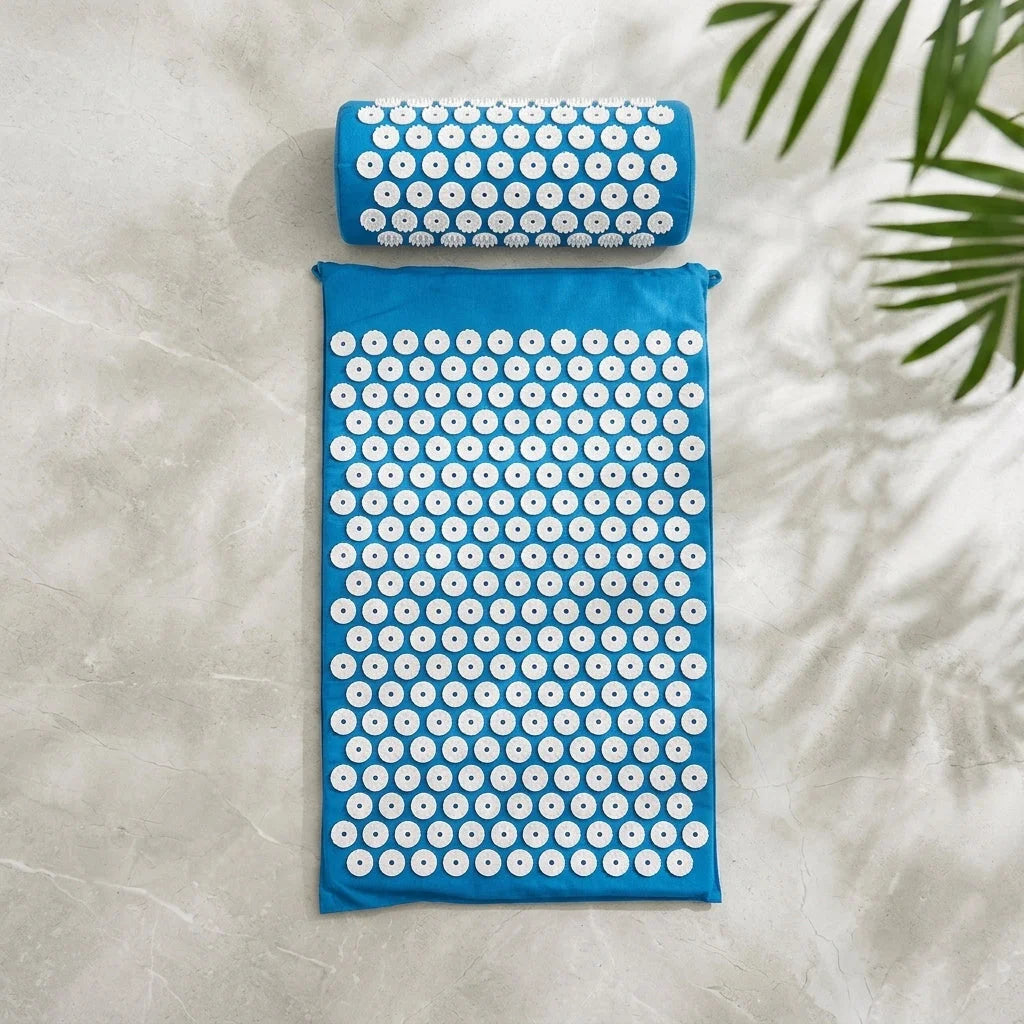 Relaxation Mat With Spikes For Neck And Back Relief