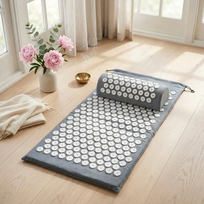 Relaxation Mat With Spikes For Neck And Back Relief