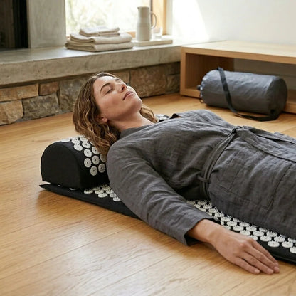 Relaxation Mat With Spikes For Neck And Back Relief