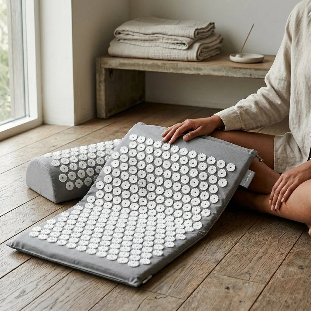 Relaxation Mat With Spikes For Neck And Back Relief