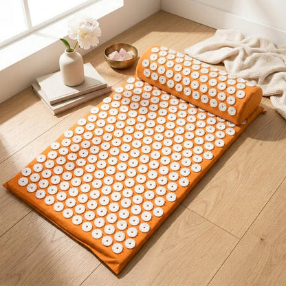 Relaxation Mat With Spikes For Neck And Back Relief