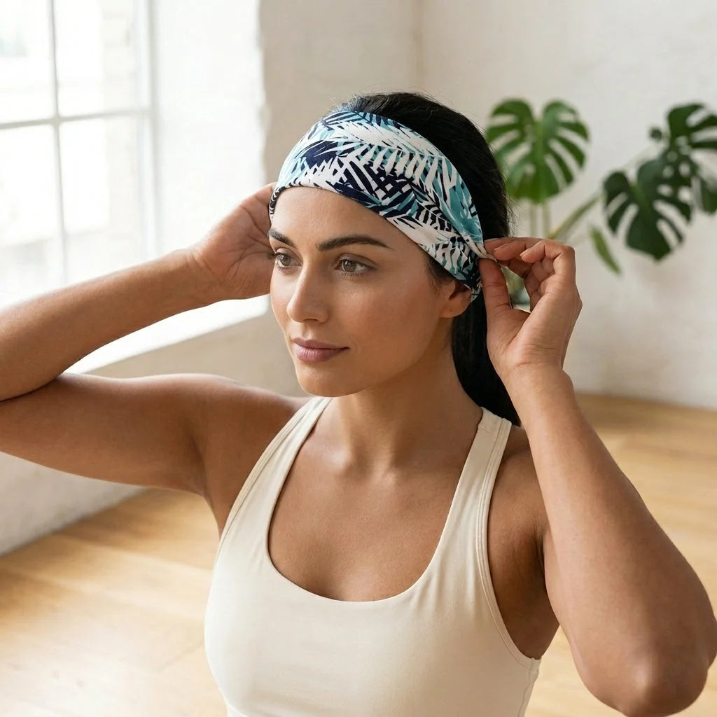 Retro Cotton Yoga Hair Bands For All Seasons