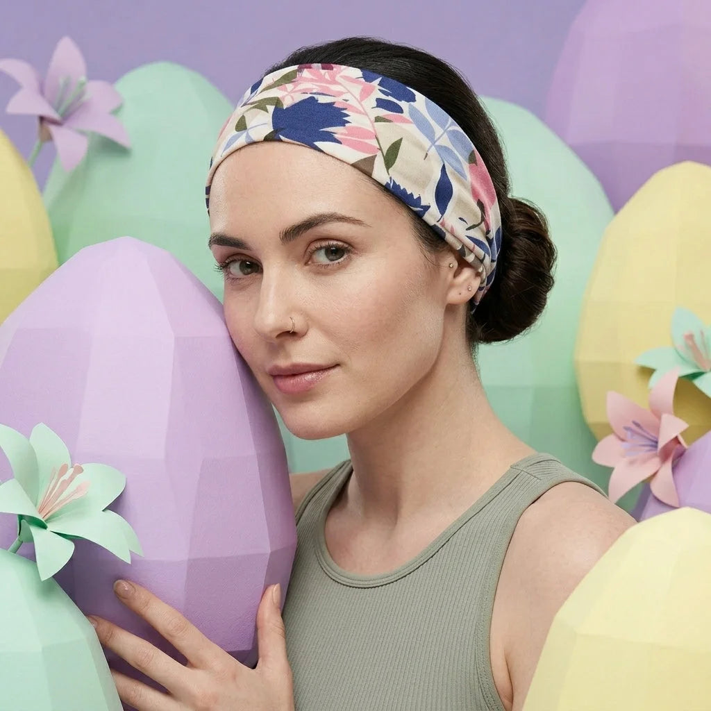 Retro Cotton Yoga Hair Bands For All Seasons