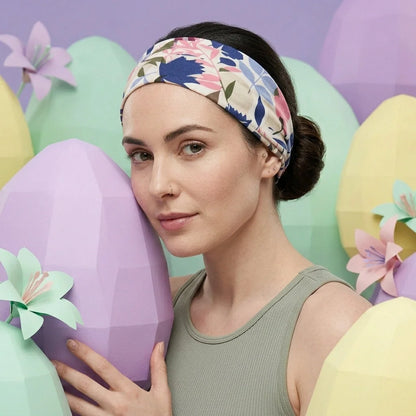 Retro Cotton Yoga Hair Bands For All Seasons