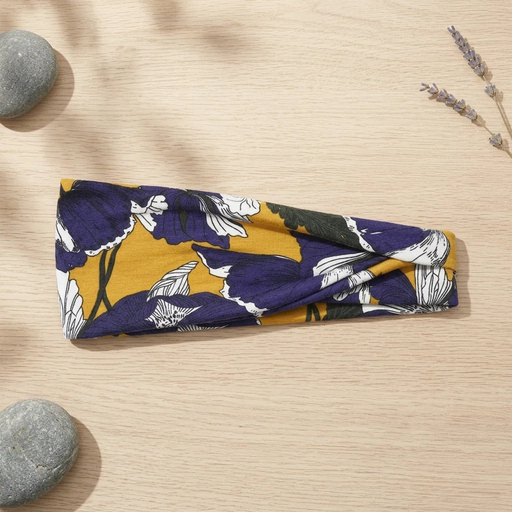 Retro Cotton Yoga Hair Bands For All Seasons