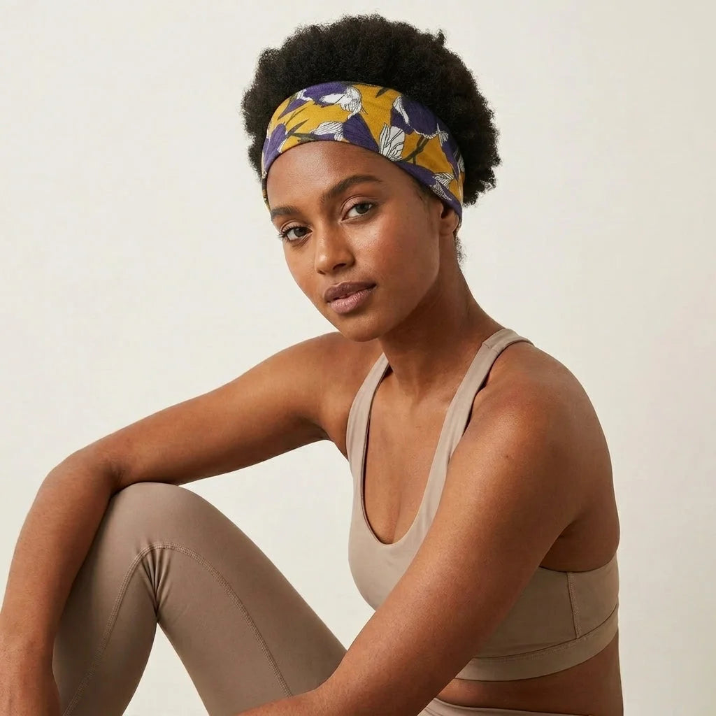 Retro Cotton Yoga Hair Bands For All Seasons