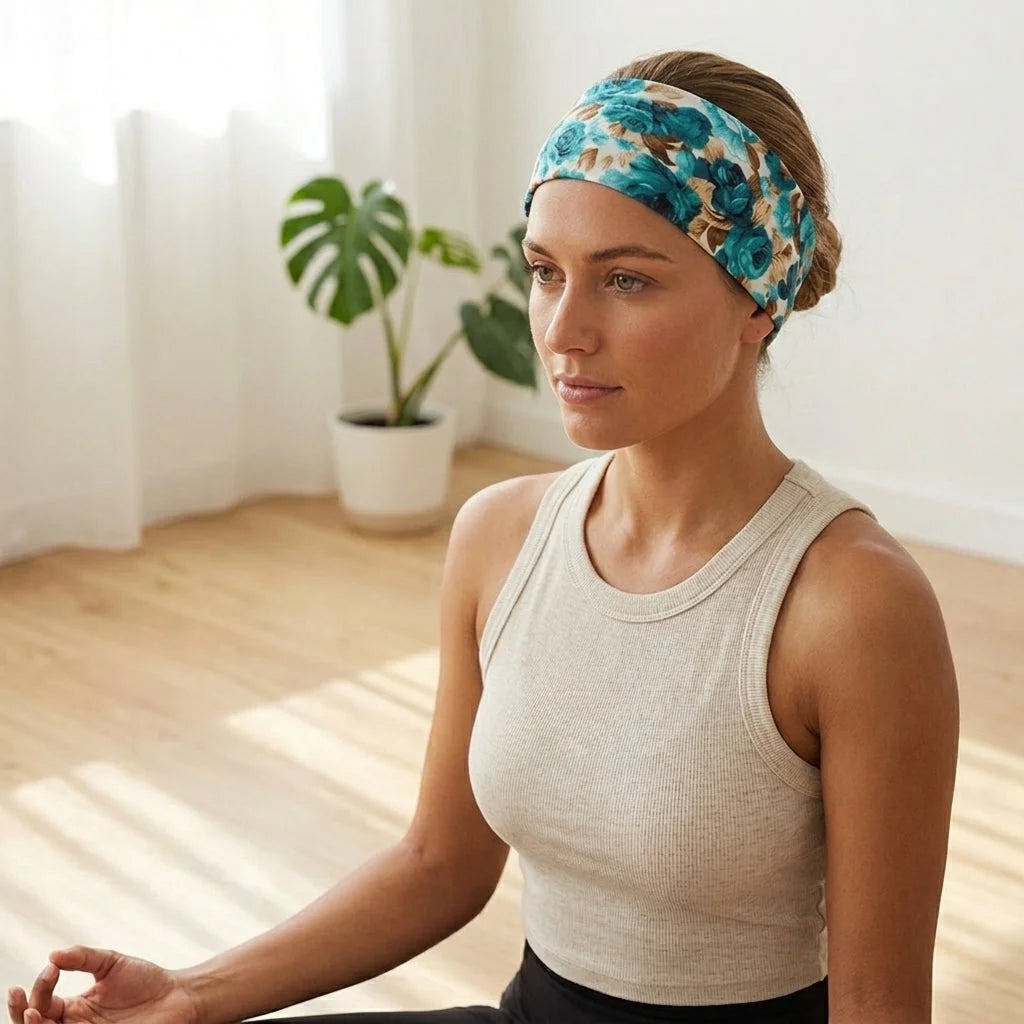 Retro Cotton Yoga Hair Bands For All Seasons