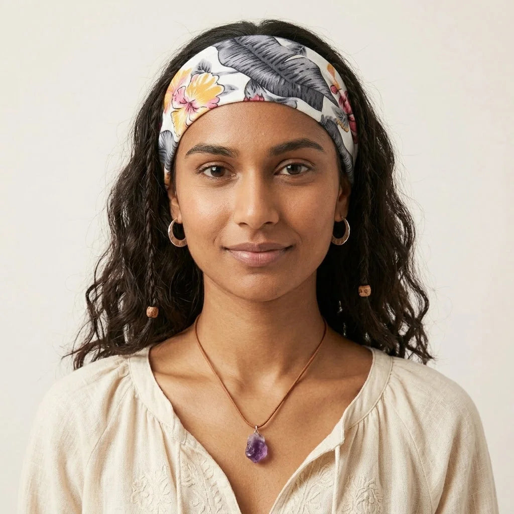 Retro Cotton Yoga Hair Bands For All Seasons