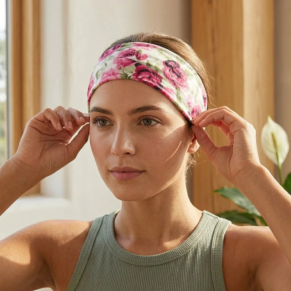 Retro Cotton Yoga Hair Bands For All Seasons