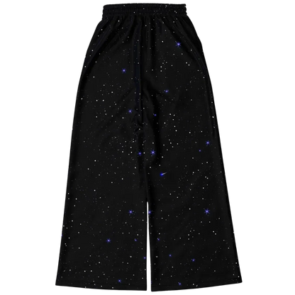 Sacred Geometry Flare Jogger With Night Sky Design