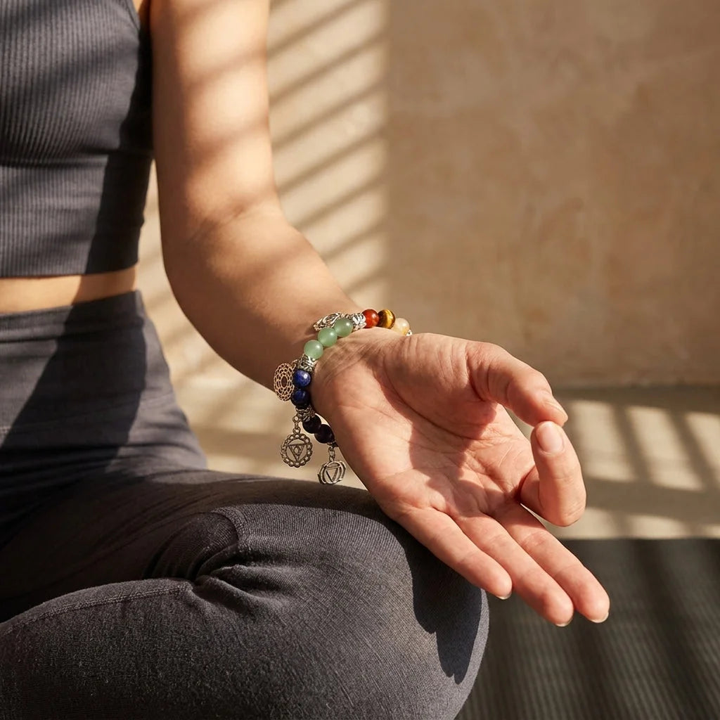 Seven Chakra Bracelet For Energy Balance - Style