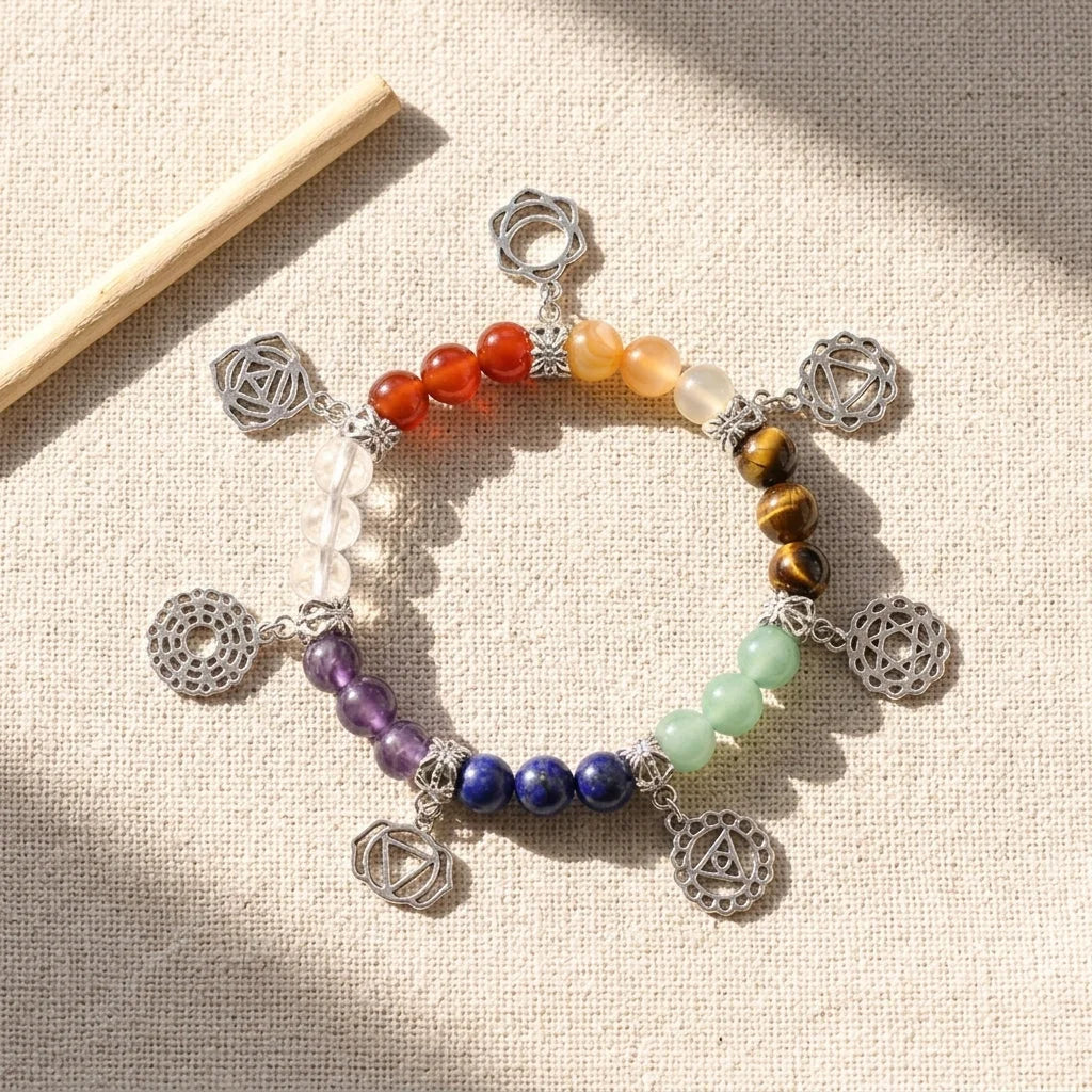 Seven Chakra Bracelet For Energy Balance - Style