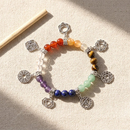 Seven Chakra Bracelet For Energy Balance - Style
