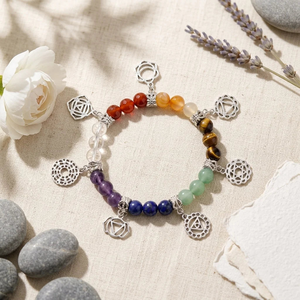 Seven Chakra Bracelet For Energy Balance - Style