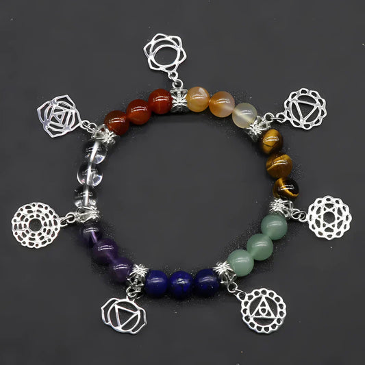 Seven Chakra Bracelet For Energy Balance - Style