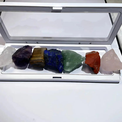 Seven Chakra Tumble Stones For Healing And Balance - Set of 7 + Free Bag