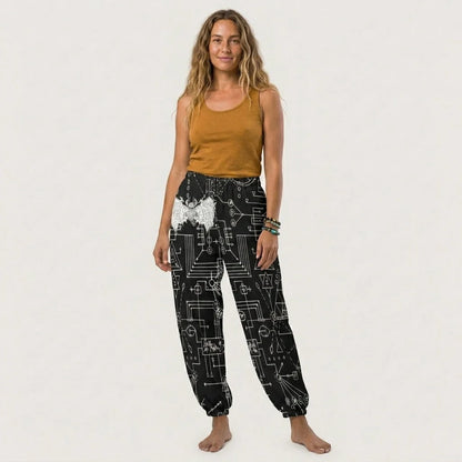 Shadow Sigil Harem Trousers Womens Ritualwear
