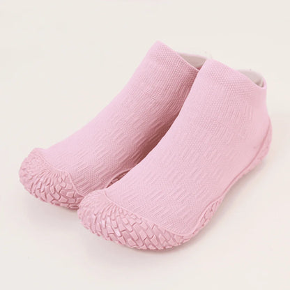 Shoes With Yoga Mat Soles For All Day Comfort - Leather Pink / 34-35