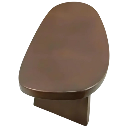 Solid Wood Meditation Seat For Grounded Posture - Dark Brown