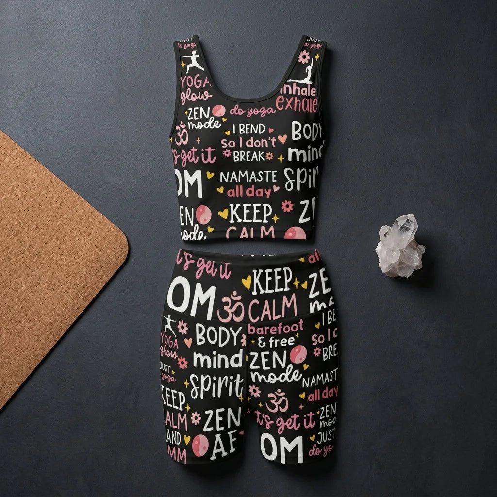Soulflow Printed 2 Piece Yoga Set