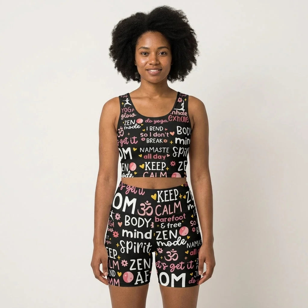 Soulflow Printed 2 Piece Yoga Set