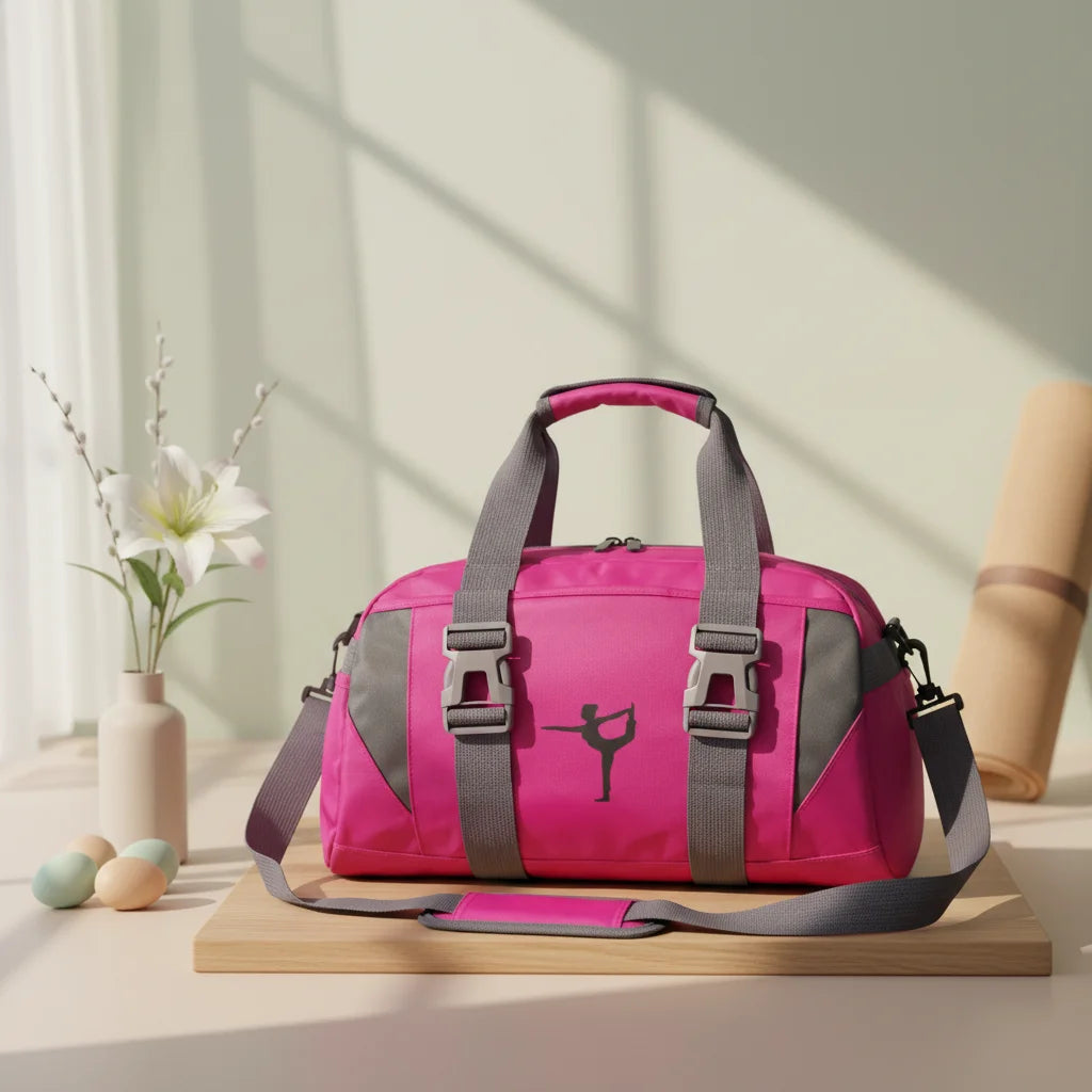 Spacious Yoga Mat Duffle Bag With Compartments