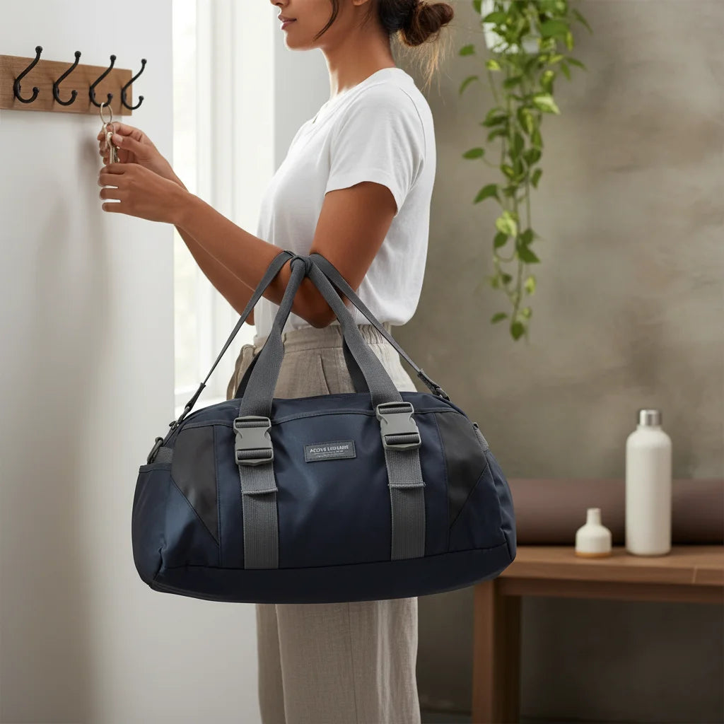 Spacious Yoga Mat Duffle Bag With Compartments