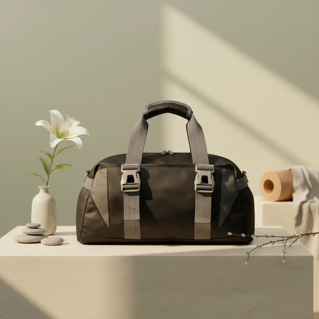 Spacious Yoga Mat Duffle Bag With Compartments