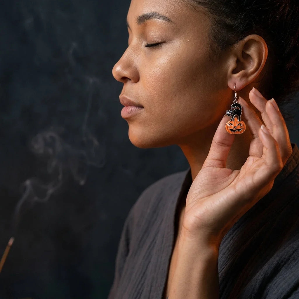 Spooky Fun Bohemian Chic Earrings