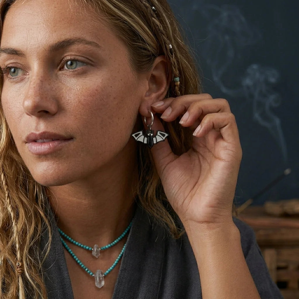 Spooky Fun Bohemian Chic Earrings