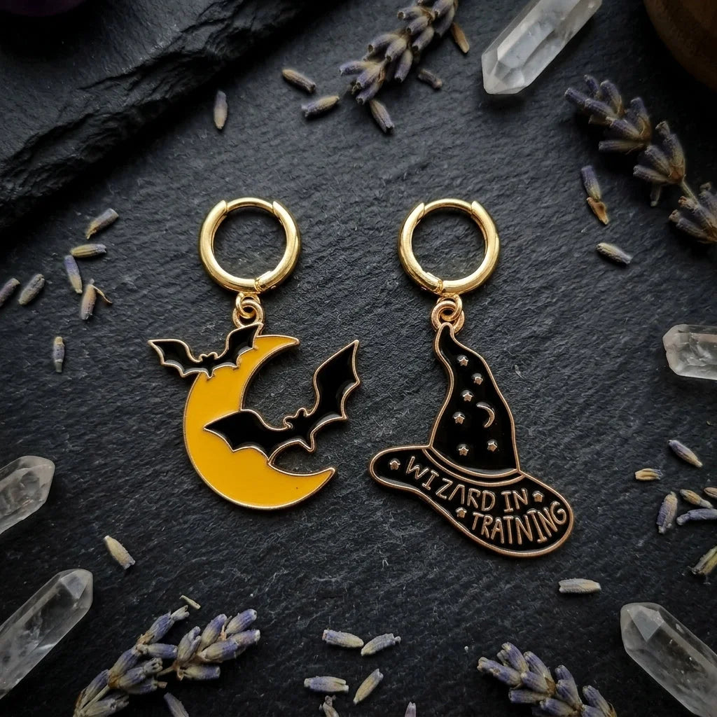 Spooky Fun Bohemian Chic Earrings