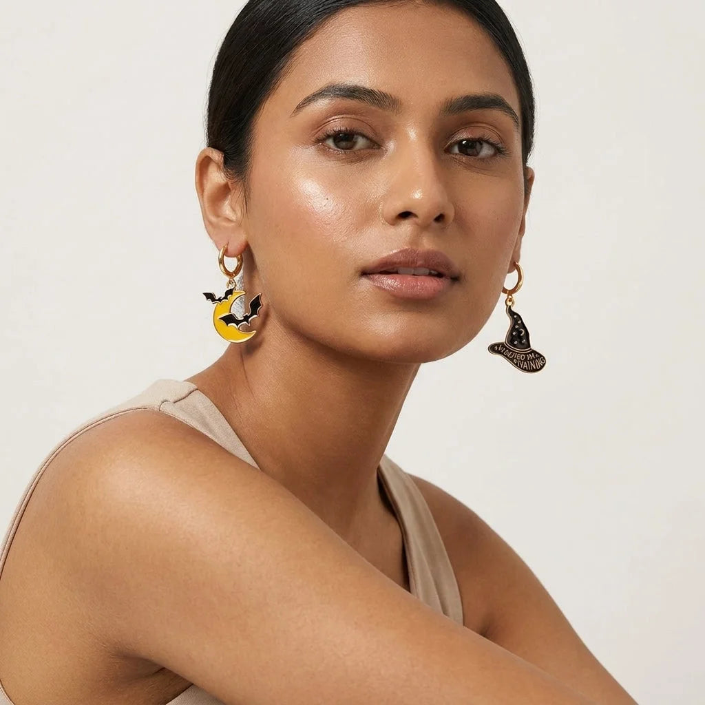 Spooky Fun Bohemian Chic Earrings