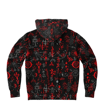 Sport Hoodies With Mystic Symbol Magic Print