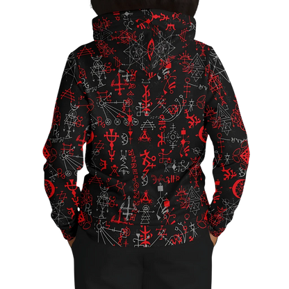 Sport Hoodies With Mystic Symbol Magic Print
