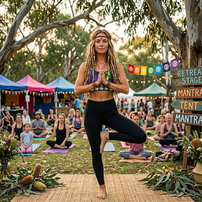 Sports Bras Yoga With Lotus And Chakra Print